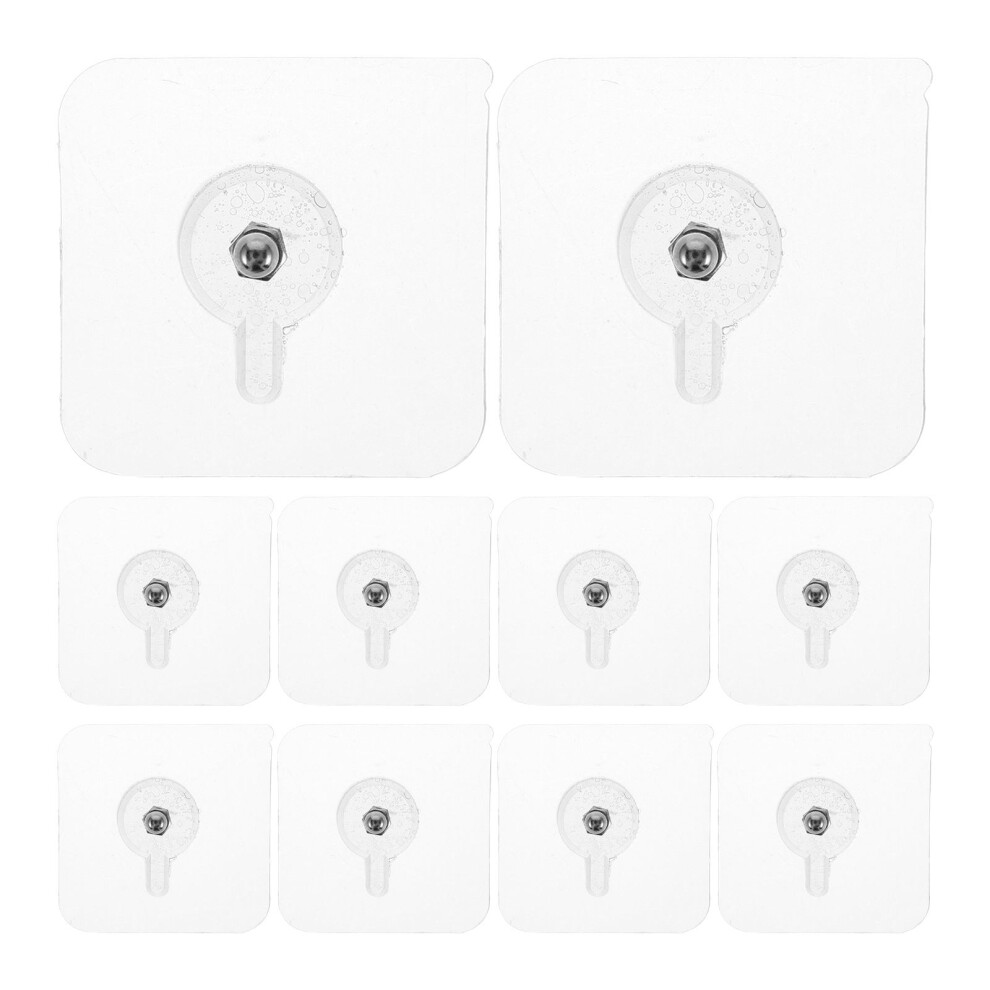 Set Of 3 Seamless Screw No Trace Sticker Kitchen Hook Child 3181698904614