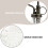 1pc Glass Plant Mister Spray Bottle 9