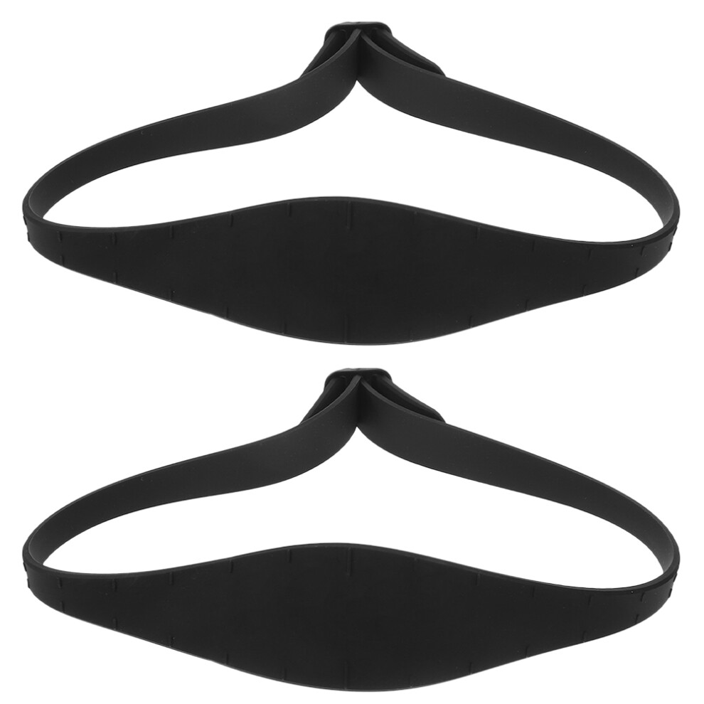 Aboofan 2Pcs Silicone Neckline Shaving Trimming Template Fade Guide