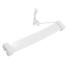 260mm ARGB 8Pin to 2x8Pin Cable White Head Neon with Wire Combs