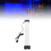 260mm 8Pin to 2x8Pin 5V ARGB Sync Cable with Wire Combs - Black
