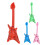 4pcs Inflatable Guitar Rock Set Party Decor 10