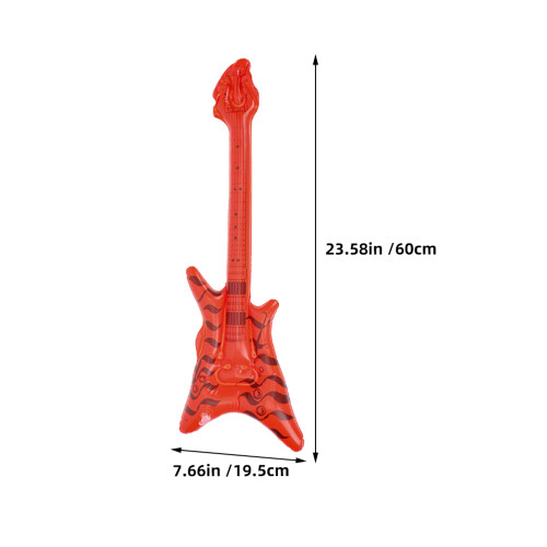 4pcs Inflatable Guitar Rock Set Party Decor 1