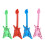4pcs Inflatable Guitar Rock Set Party Decor 1