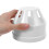 2 Pcs Round PVC Chimney Cap with Drain Filter for Roof Vent 7