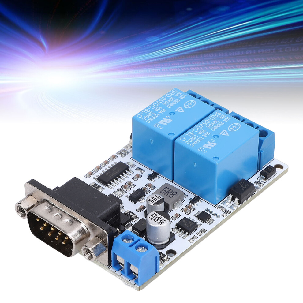 Rs232 2 Channel Serial Relay Module For Mcu Sp3232 Opto Isolated Control Board 6921346568211