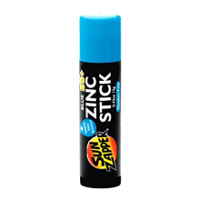 Sun Zapper Zinkoxid-solcremestift - Bl? SPF 50+ - Vandafvisende bredspektret solcreme til ansigt og krop - 0,42 Oz (12g) - Velegnet til voksne og