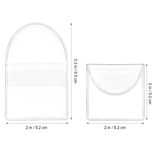 150pcs Coin Protectors Single Pocket Holders Pouches 2