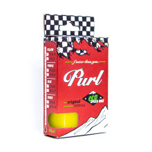 PURL - Barra di cera gialla da 68 g - Cera primaverile calda per sci e snowboard - Cera per alta umidità - Non tossica - Biodegradabile - Senza f