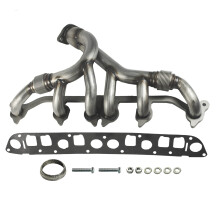 JDMSPEED New Stainless Steel Exhaust Manifold & Gasket Kit Replacement for Grand Cherokee Wrangler 4.0L Replacement for Jeeps Select 1991-1999 (4.0L
