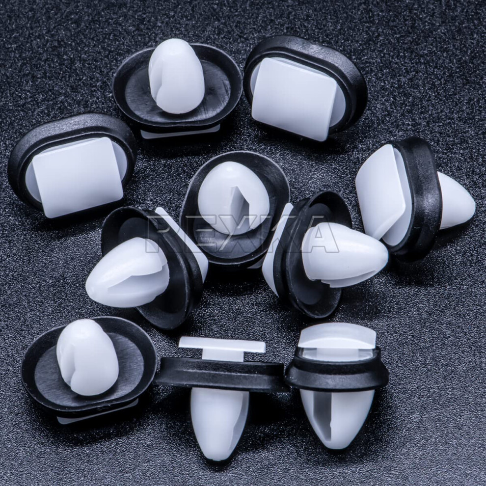 Rexka 10Pcs Back Door Trim Moulding Clip Compatible With Ram Chrysler 68093998Aa Dodge Ram Promaster 2014 - On 68093998-Aa 712885448104