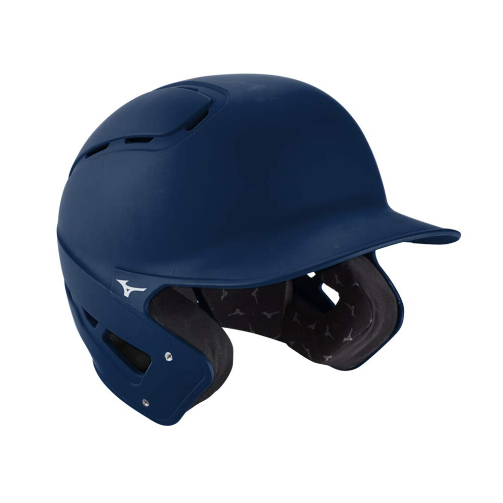 Photos - Protective Gear Set Mizuno B6 Fitted Adult Baseball Batting Helmet Navy Large 380403.5151.06.L
