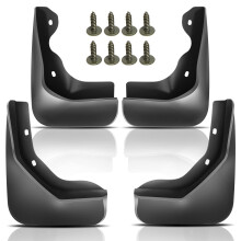 YHTAUTO S?t med 4 st?nklapper St?nksk?rmstilbeh?r Udskiftning til Volkswagen Jetta 2015 2016 2017 Sedan For og Bag LH RH Sort