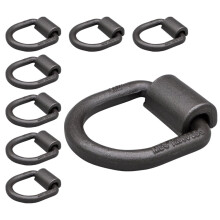 Mytee Products Lot de 8 anneaux en D forgs robustes WeldOn 12000 lb