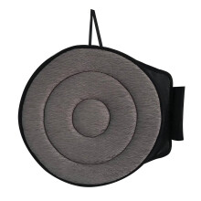 Rotating Seat Cushion 360 Swivel Foam Mobility Aid for Car Bed Chair Dark Grey Pressure Relieving for Elderly