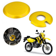AnXin Motor Ontsteking Koppeling Case Savers Guards Kit Protector Set Cover Aluminiumlegering Voor DRZ400 DRZ400S DRZ400SM DRZ400E KLX400 Goud