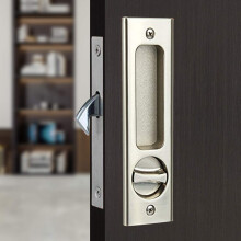 GIFSIN 6.3 Privacy Pocket Door Lock Hardware Invisible Door Lock Handle with Keys Recessed Door Handle for Pocket Sliding Door Lock Furniture Hardwa