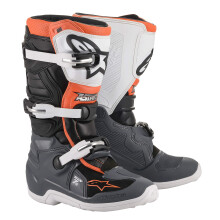 Botas Alpinestars 2015017112408 Tech 7S BlkGryWhtFluo Org Sz 08