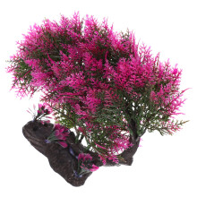 4Stk Lebensechter Rosa Kunstkieferbaum Aquarium Und Zubehör