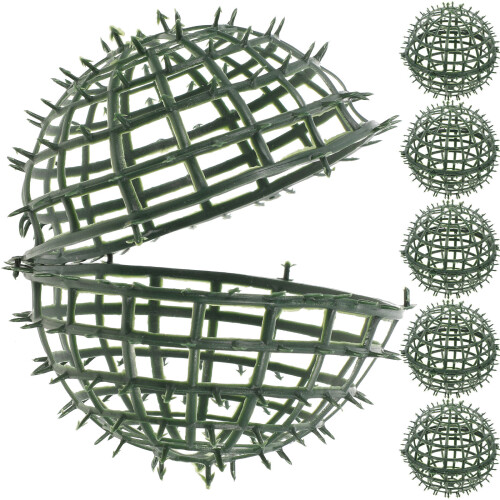 Topiary Ball Support Rack Green 6pcs 5.9x5.9x5.9in