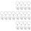 16 Pcs Hanging Keychain Baby Footprint Bag Accessory 8