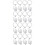 16 Pcs Hanging Keychain Baby Footprint Bag Accessory 10