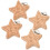 4pcs Wooden Star Pacifier Clips DIY Holder 11