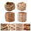 4pcs Natural Woven Napkin Rings Holders 3