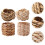 4pcs Natural Woven Napkin Rings Holders 5