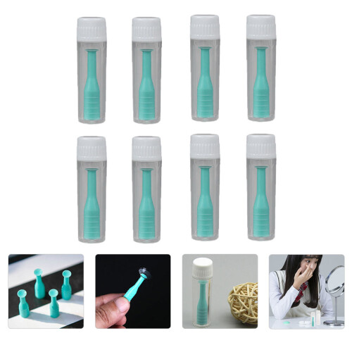 8 Sets Lens Case Stick Removers Contacts Inserter Tools 2