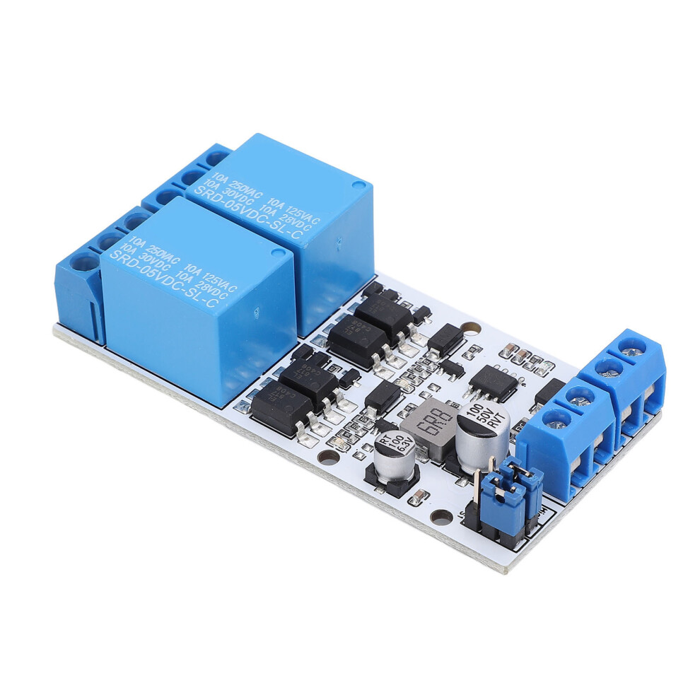 Adjustable 2-Channel Gpio Relay Module 5V-32V Optocoupler Pcb High Low Trigger 8021346572145