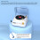 Retro Record Player Bluetooth Speaker 3.7V White, 1200mAh 4