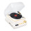 Retro Record Player Bluetooth Speaker 3.7V White, 1200mAh 11