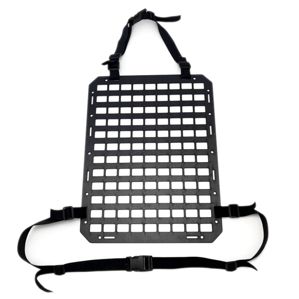 Car Seat Back Molle Panel Organizer For Suv Truck, Modular Edc Tool Accessories, Heavy-Duty Nylon, Adjustable Size 6447073451331