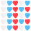 2 Count Red Balloon Weights Wedding Decoration Star/Heart Shaped 1