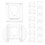 Acrylic Picture Hanging Clips Keyhole Bracket For Frames 20pcs 1