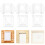 Acrylic Picture Hanging Clips Keyhole Bracket For Frames 20pcs 11