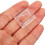 Acrylic Picture Hanging Clips Keyhole Bracket For Frames 20pcs 4