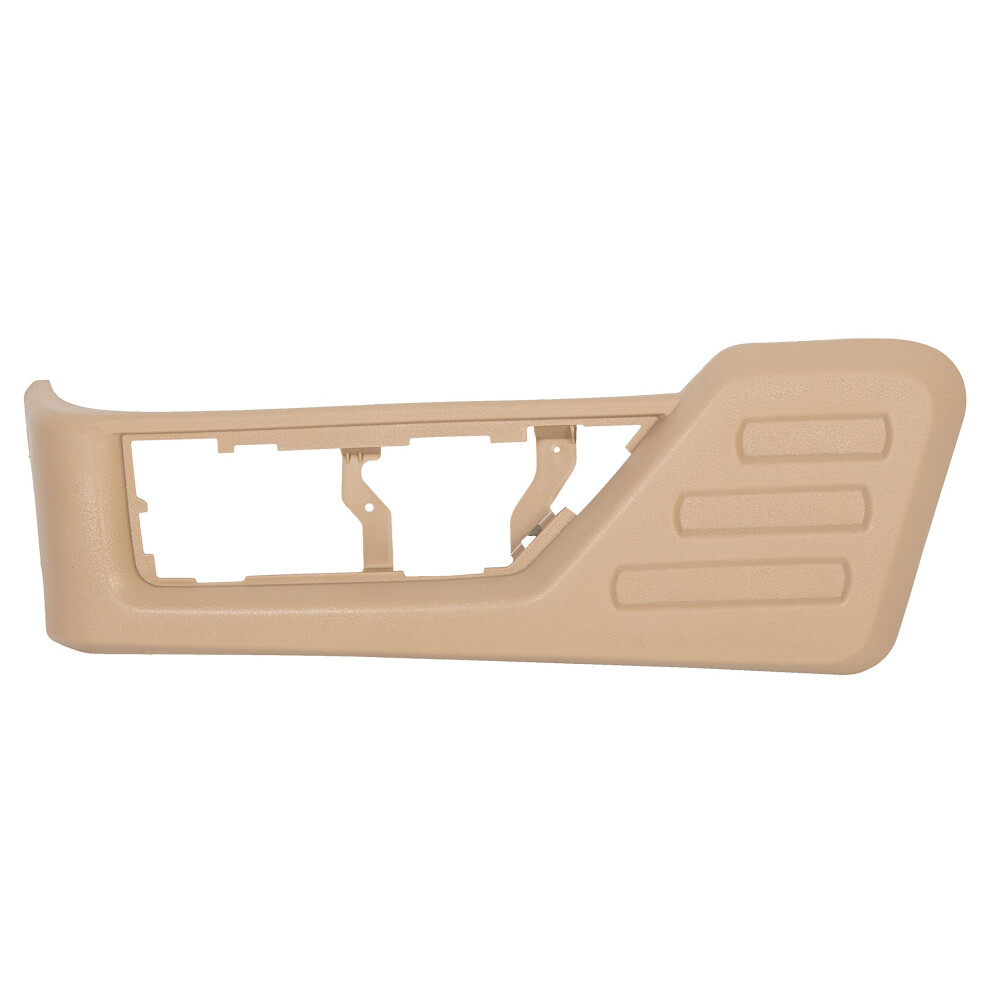 Hecasa Front Driver Seat Panel Trim Camel Tan Compatible With 2008-2010 F250 F350 F450 F550 Super Duty Replacement For Part # 8C3z-2562187-Bb 8C3z256 768067218782