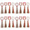4 Count Dining Table Accessories Rustic Napkin Rings Party Clasp 5