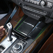 CHEYA ABS plastov stredov konzola drku na rm nlepky pro BMW X5 E70 X6 E71 2008-2013 Autoprsluenstv (cern)