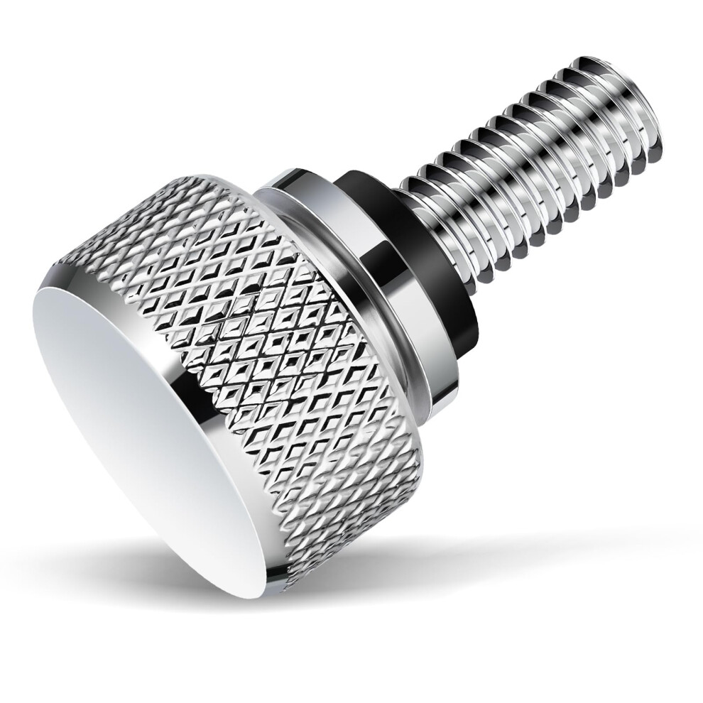 Amazicha Chrome Rear Fender Seat Bolt Stainless Steel Seat Screw Quick Mount Compatible for Harley Davidson Sportster Touring Softail Dyna 199620
