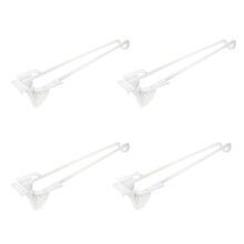 Geesatis 12 inch / 300 mm Furniture Legs Sofa Couch Desk Table Feet Hairpin Furniture Legs Replacement with Mounting Screws White 4 Pcs