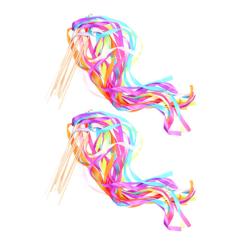 Wedding Ribbon Sticks Multi-Colored 20pack 1