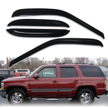 ZZDSNJ TapeOn Visiere per finestrini 4 Pezzi per 20002006 Chevy Tahoe Sun Rain Guard Shield Ombra Fumo 94304