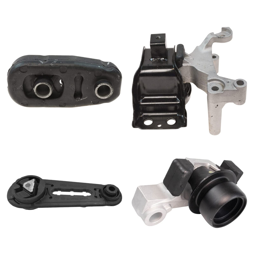 TRQ 4pc Engine & Transmission Mount Kit for 0712 Nissan Sentra 2.0L