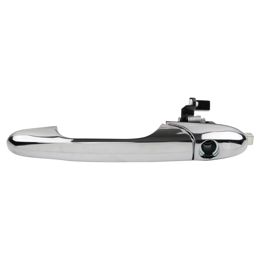 Trq Front Left Exterior Door Handle Chrome Drivers Side Compatible With 20122019 Fiat 500 191213655146