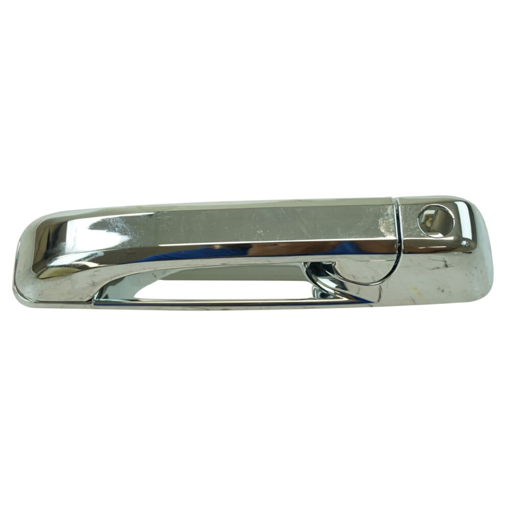 Trq Front Left Exterior Door Handle Chrome Drivers Side Compatible With 20062010 Jeep Commander 20052010 Grand Cherokee 191213491102