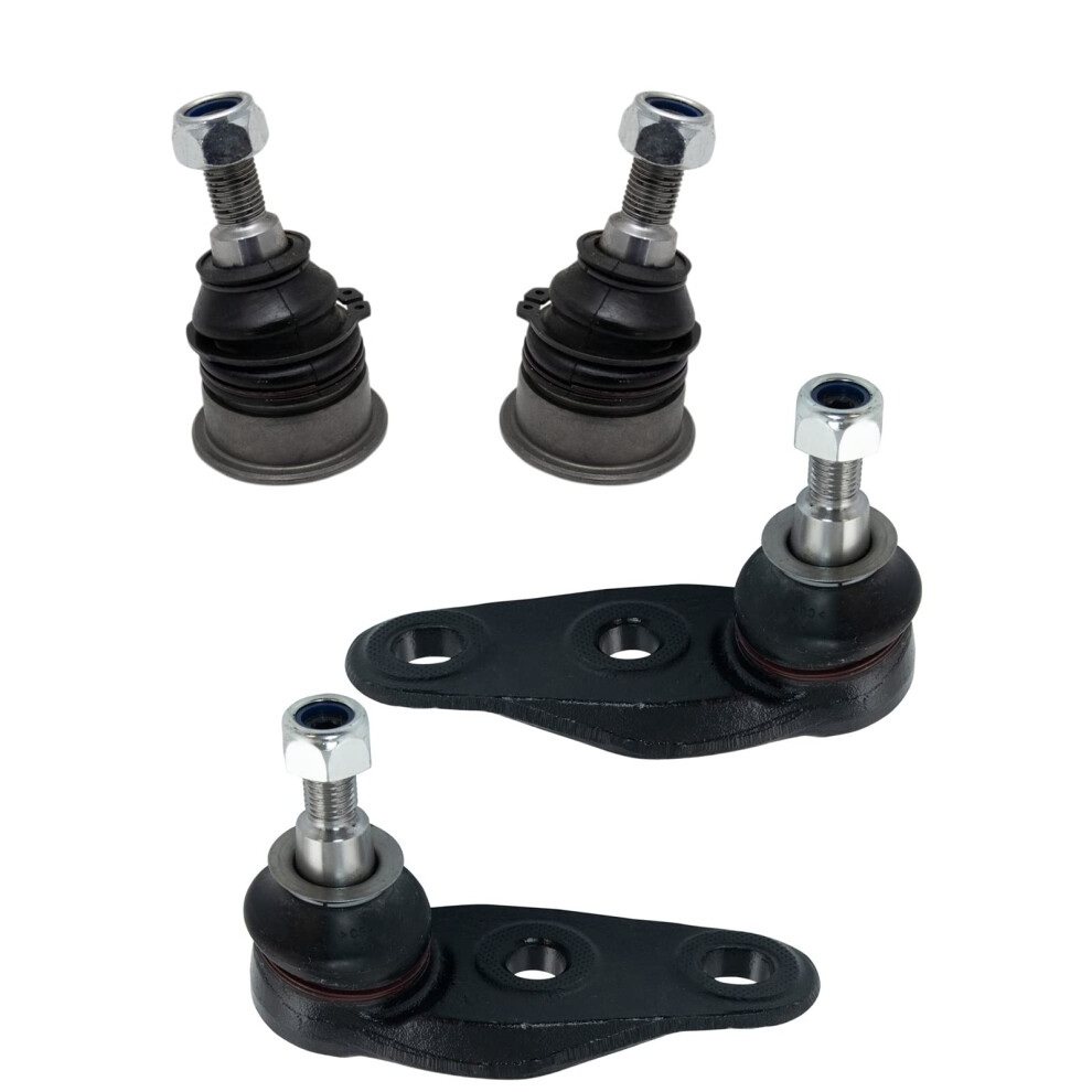 Trq Front Lower Ball Joint Set Compatible With 20072015 Mini Cooper 191213714386