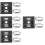 4 Sets Monitoring Bracket Universal Mounting Black Camera 7